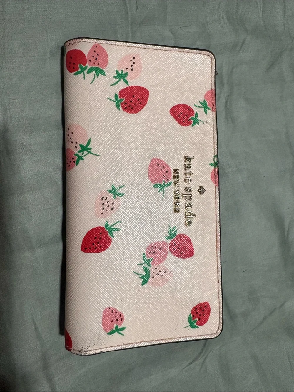 Kate Spade Stacy Strawberry Bifold wallet